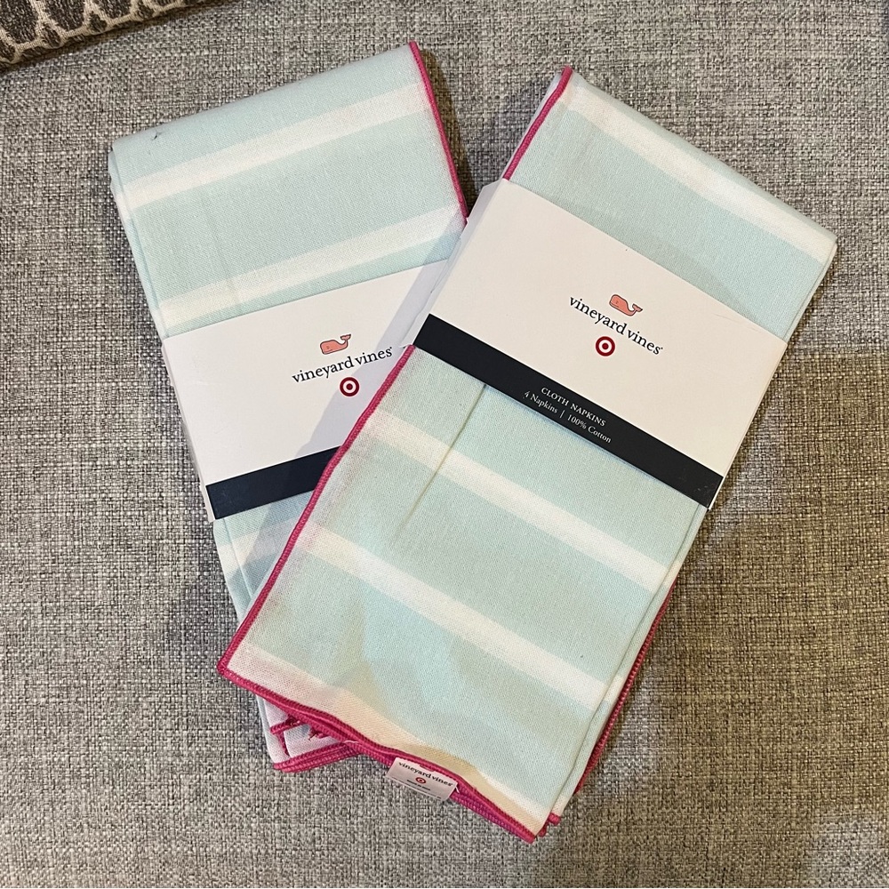 Vineyard Vines for Target Cloth Napkins (2 sets of 4 - 8 total)